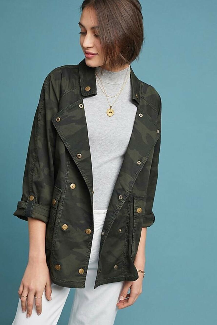 NEW Anthropologie $170 Marrakech Camo Anorak By Marrakech Size Small